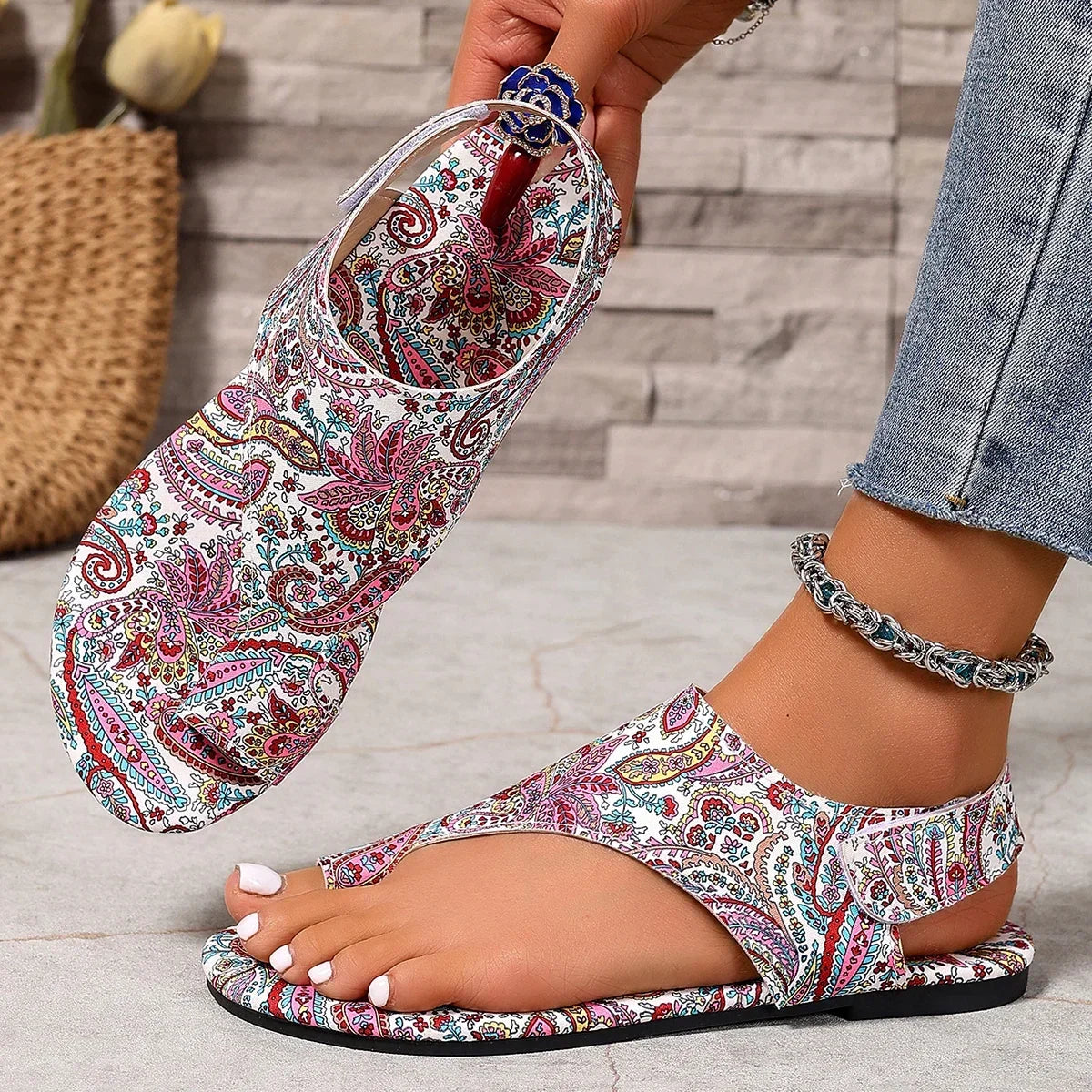 Sandalia Victoria Floral