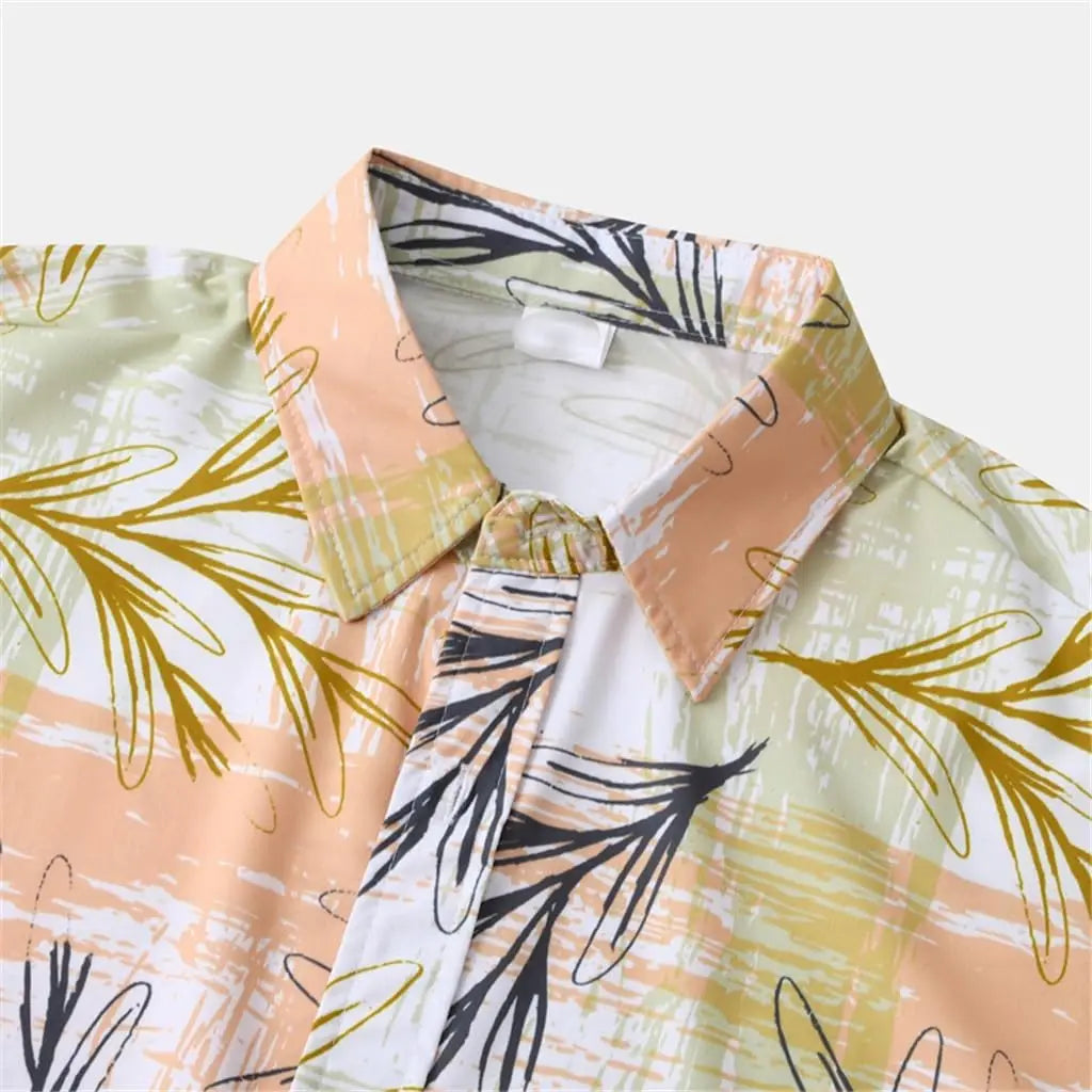 Conjunto Caribe Hombre Estampado Verano