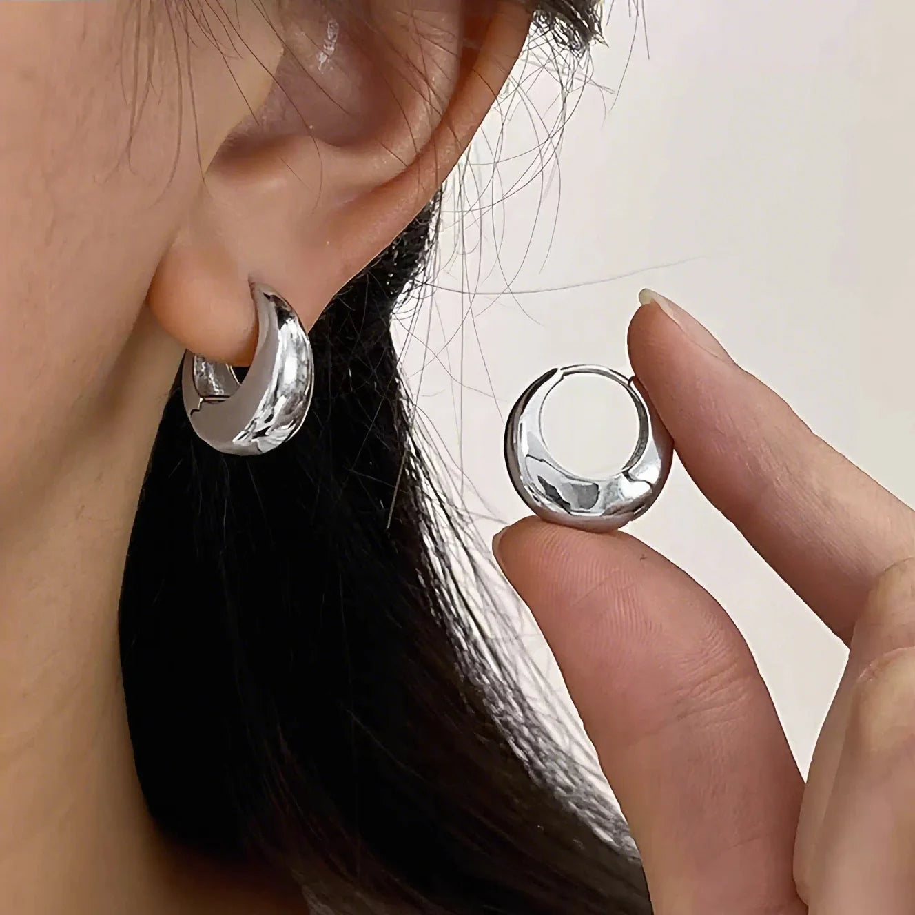Pendientes Luxe Knot Acero Inoxidable