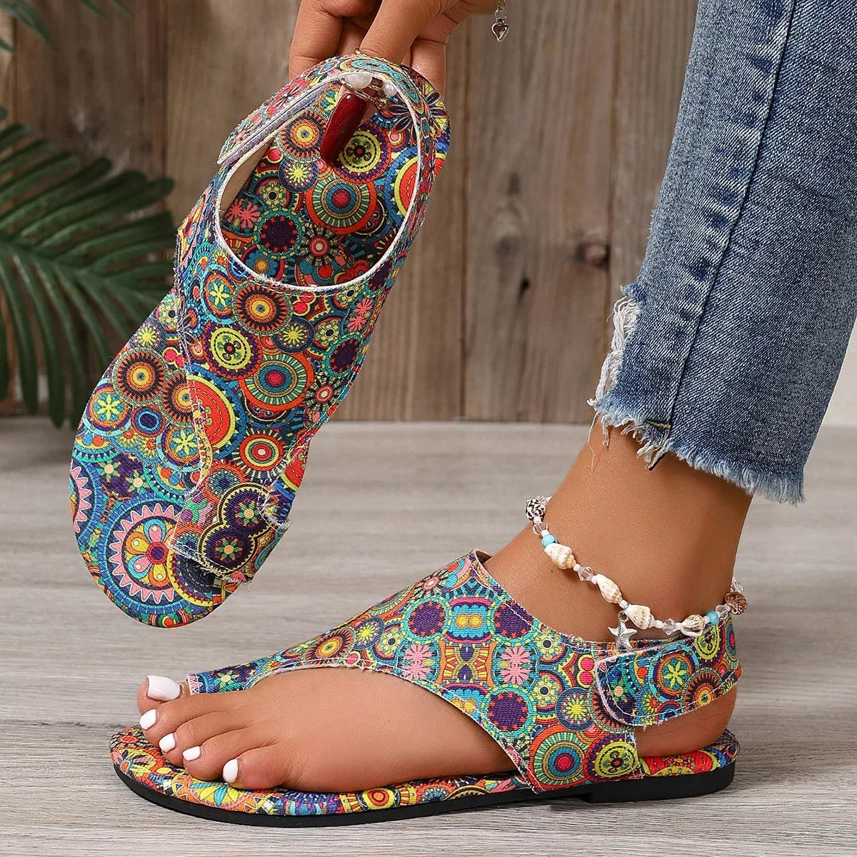 Sandalia Victoria Floral