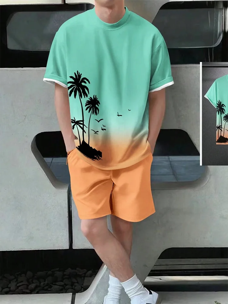 Conjunto Maison Gradient Hombre Playa