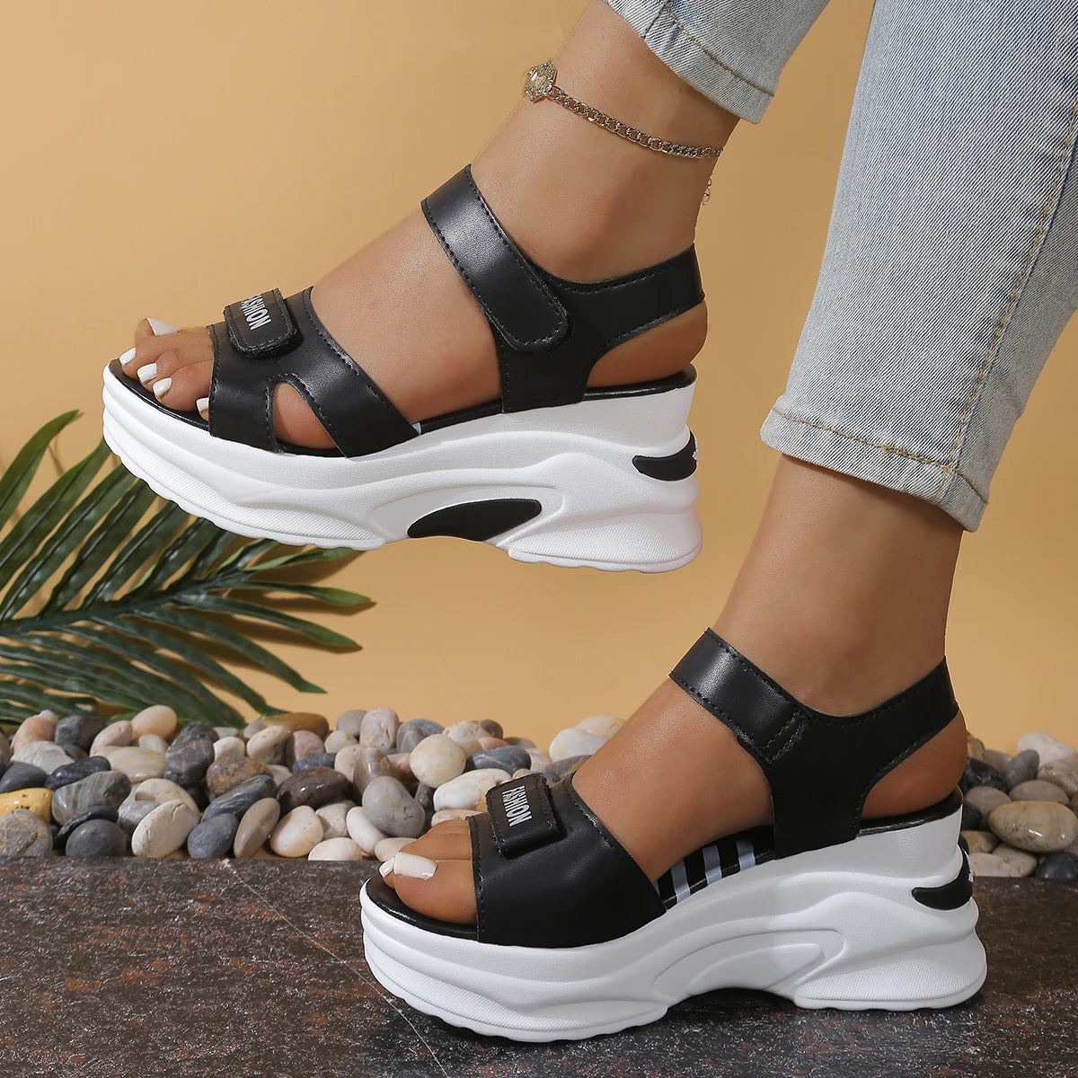 Sandalia Élégance Wedge