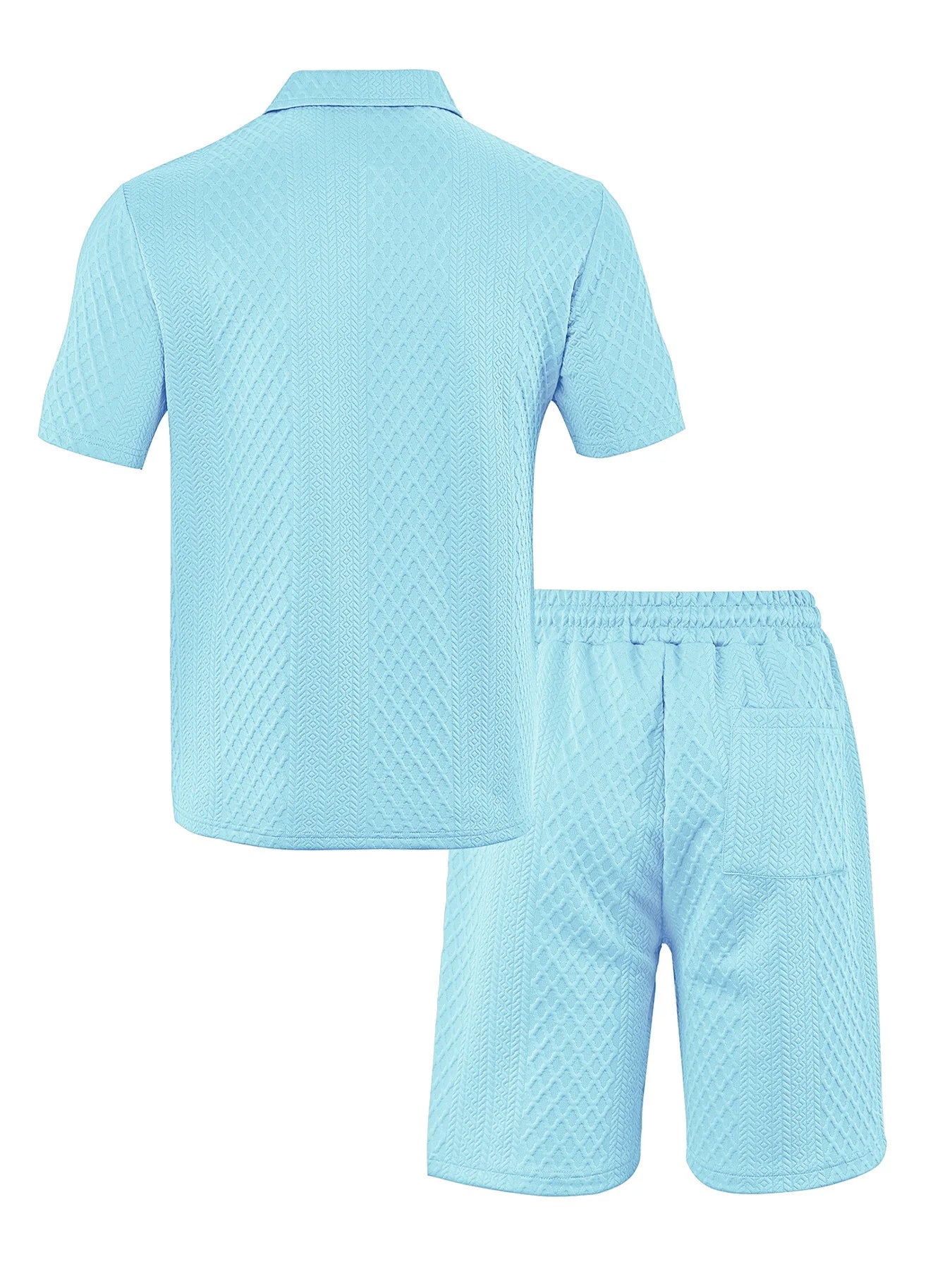 Conjunto Maison Jacquard Polo Hombre Verano
