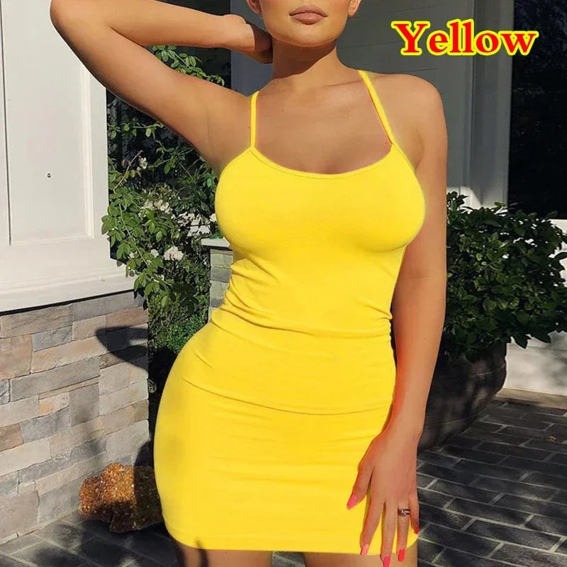 Vestido Mini Bodycon Tirantes Fiesta