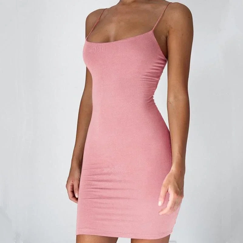 Vestido Mini Bodycon Tirantes Fiesta