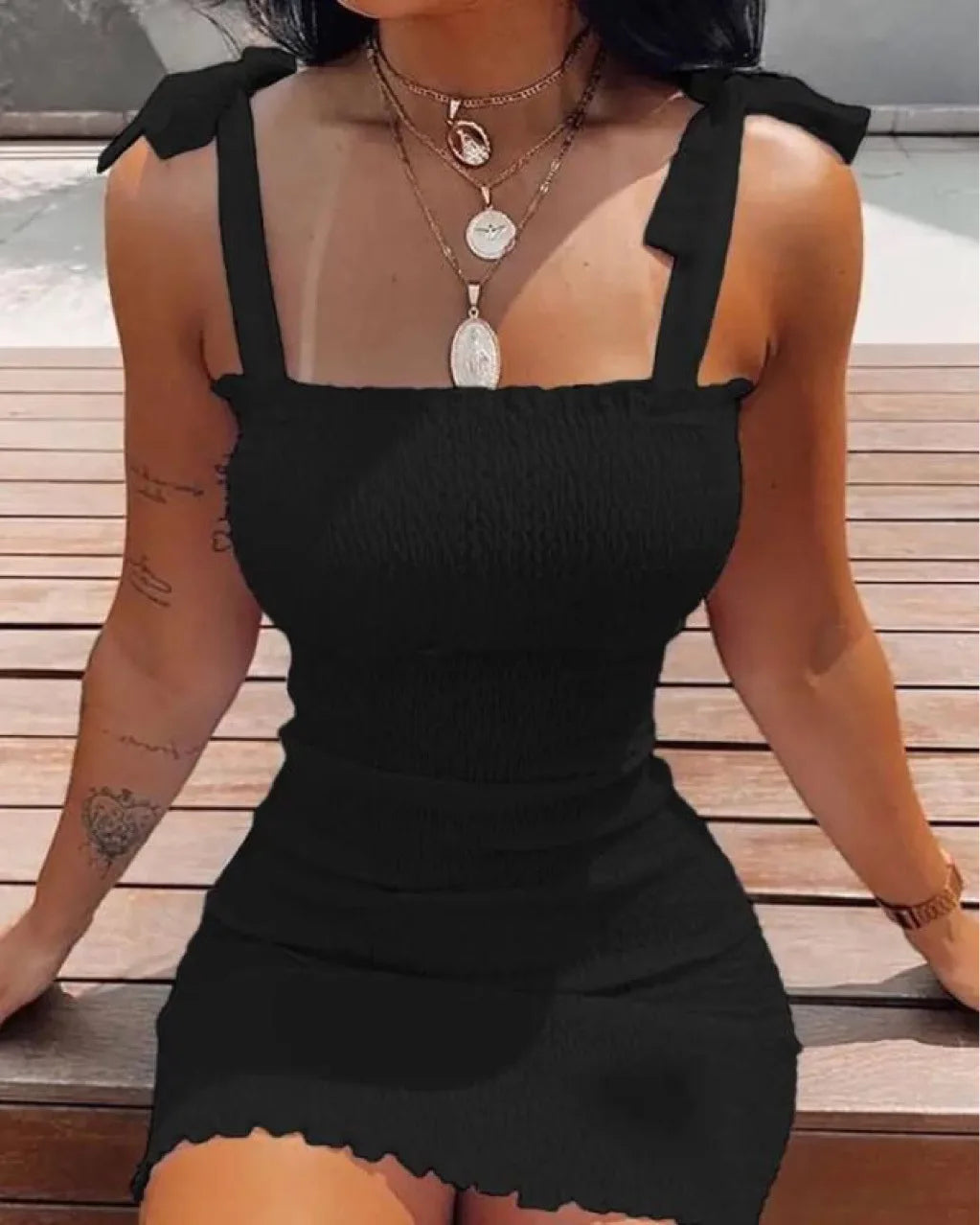 Vestido Noir & Blanc