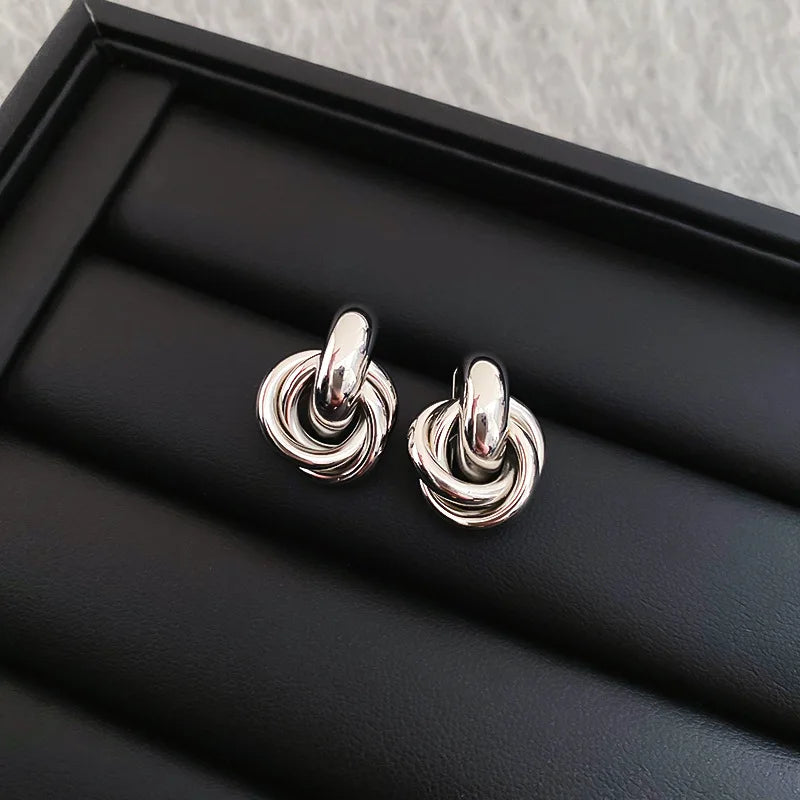 Pendientes Luxe Knot Acero Inoxidable