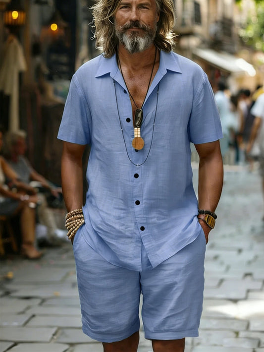 Conjunto Pur Coton Hombre Shorts Verano