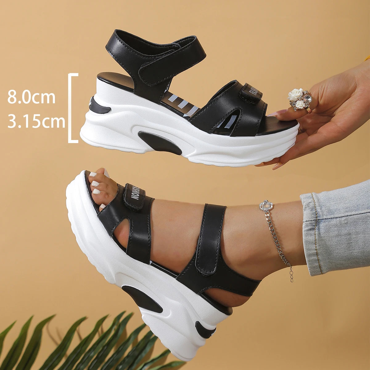 Sandalia Élégance Wedge