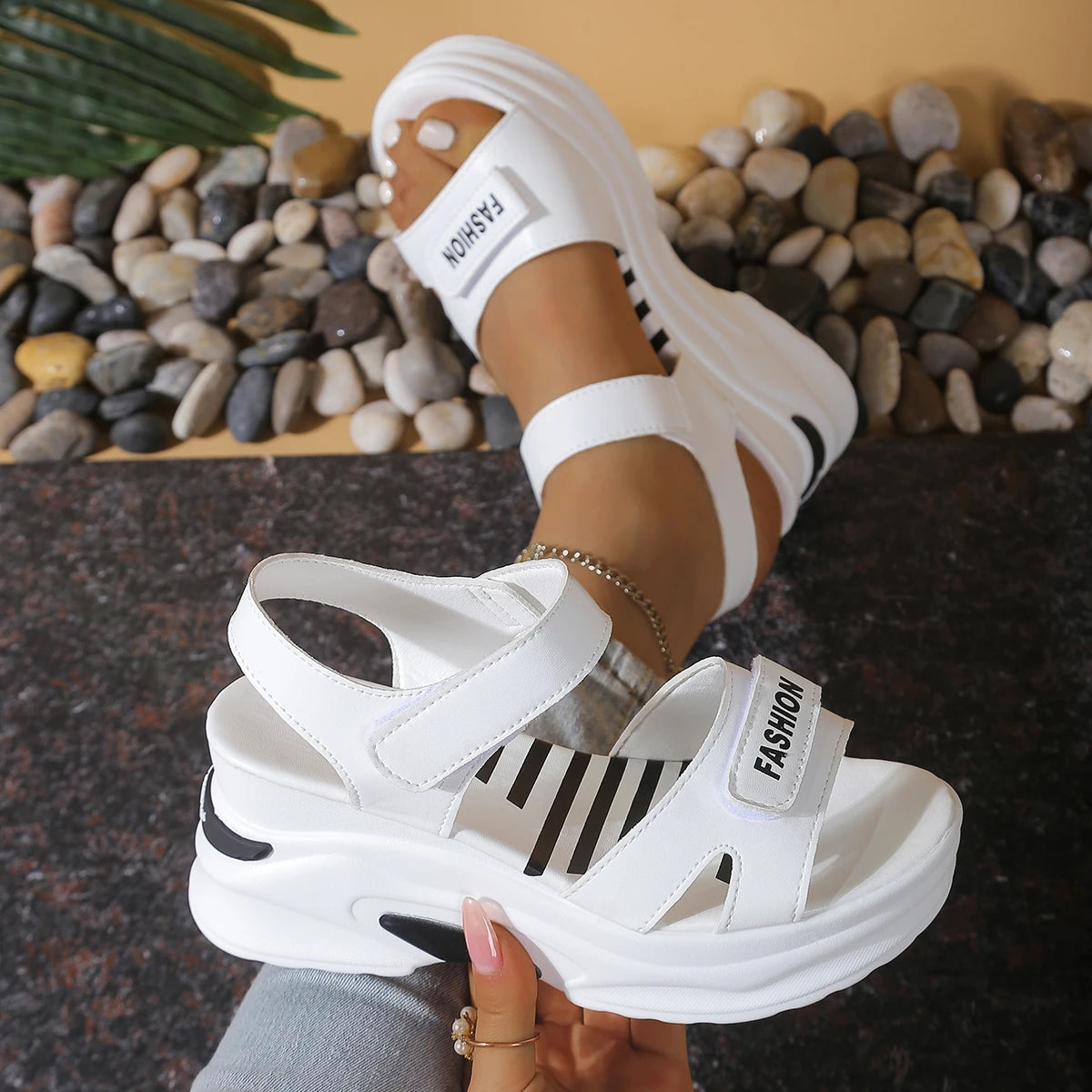 Sandalia Élégance Wedge