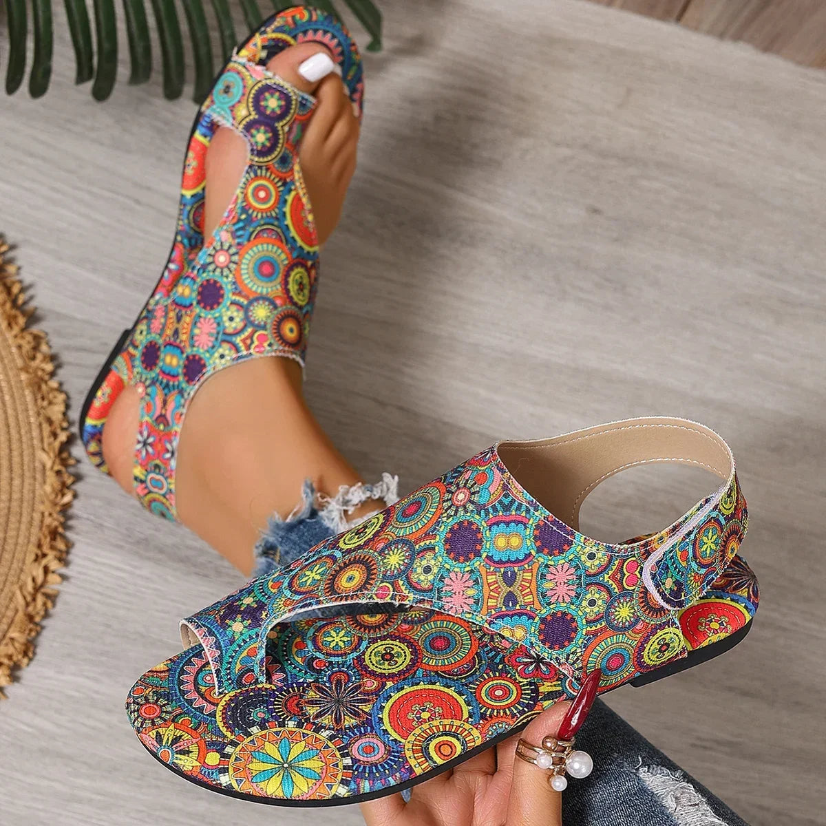 Sandalia Victoria Floral