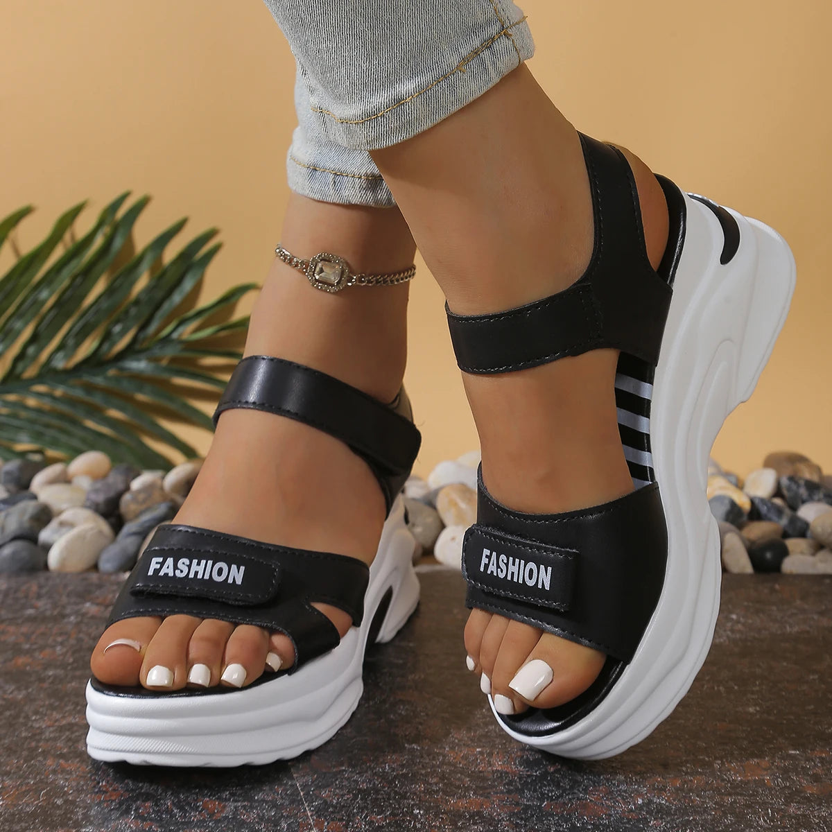 Sandalia Élégance Wedge
